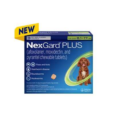 Chewables for Dogs 8.1 – 17lbs – 3 Month T115