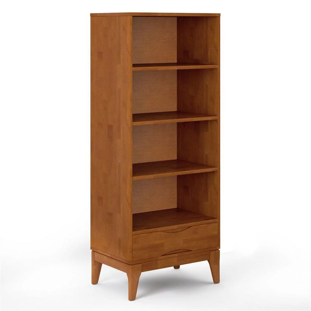 Teak Brown 60" x 24" Modern Bookcase Y8770