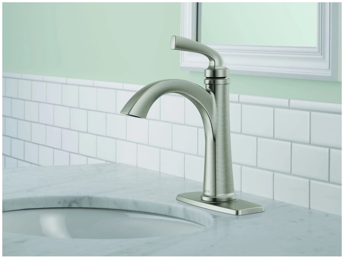 Black Single Hole Bathroom Faucet S723