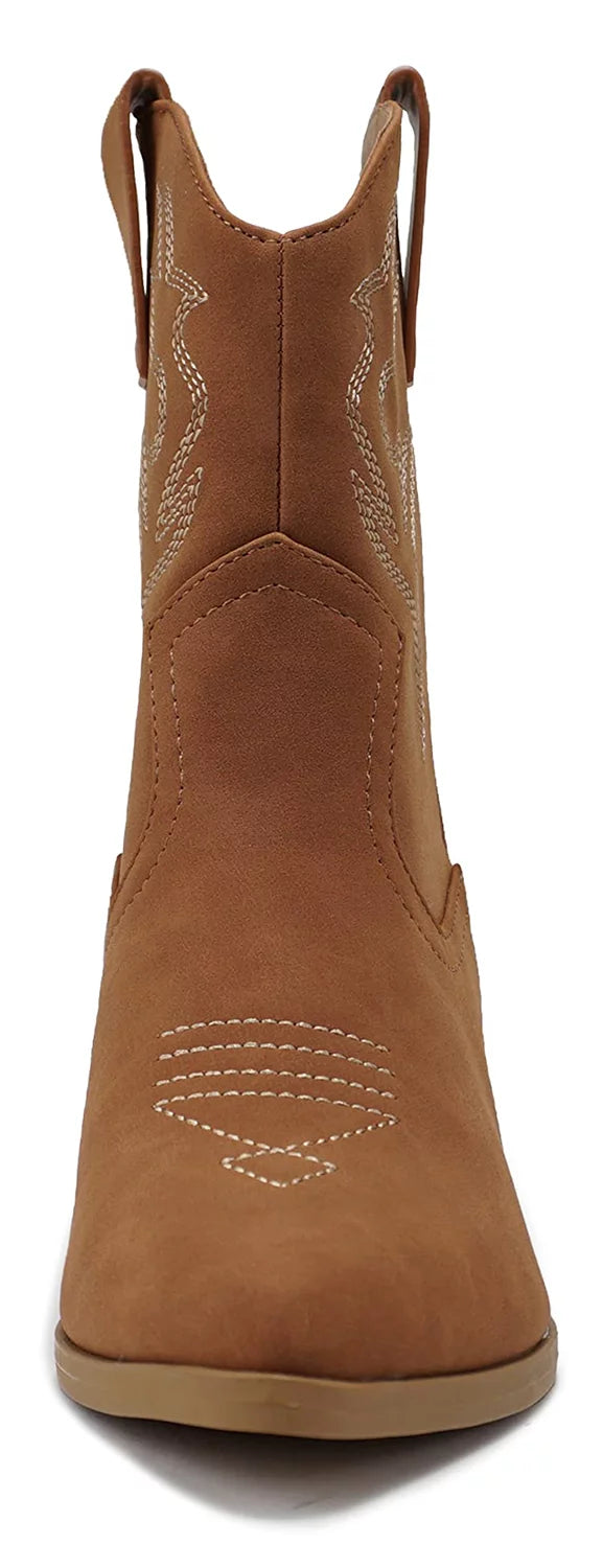 Brown Western Ankle Boots G95460