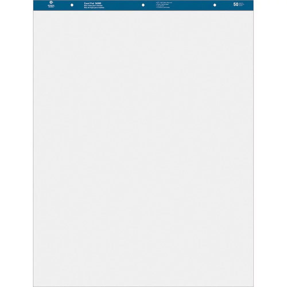 50 Sheets White Paper Easel Pad Q494483