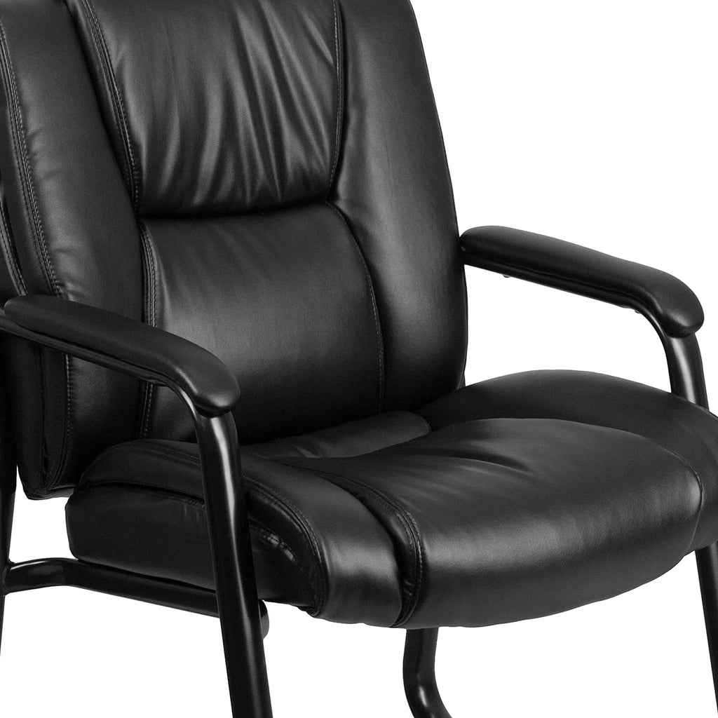 Black LeatherSoft Reception Chairs K314