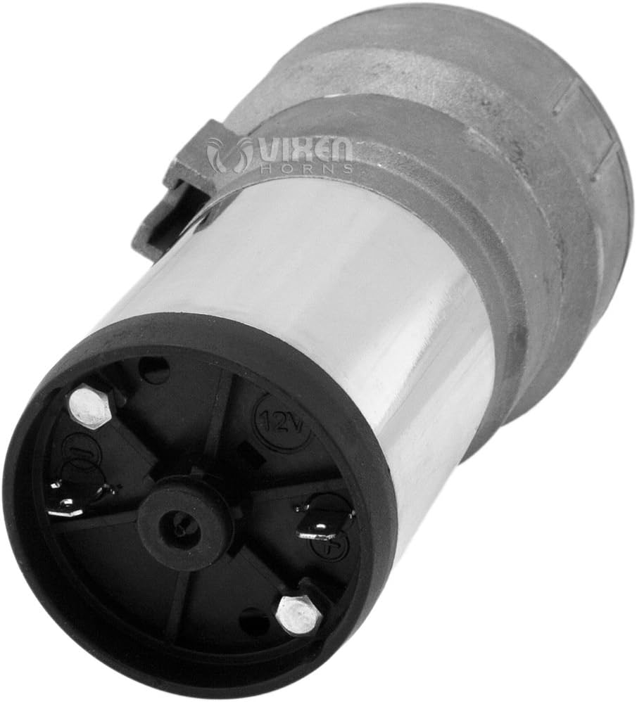 Black 12V Air Horn with Compressor T5922