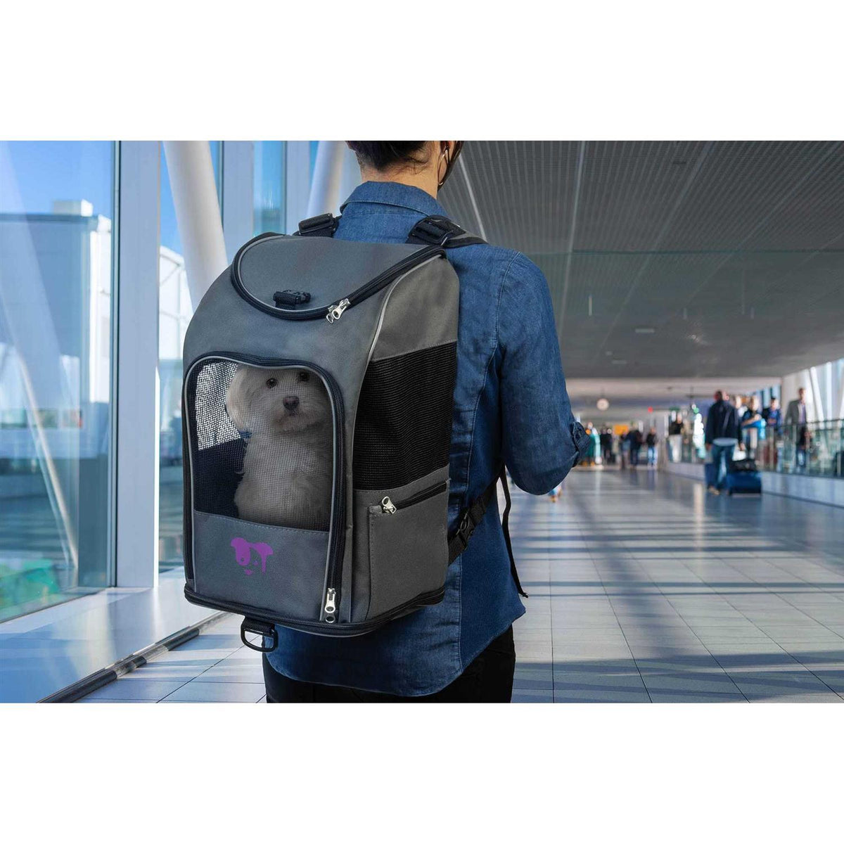 2-in-1 Pet Backpack Travel Carrier A274210
