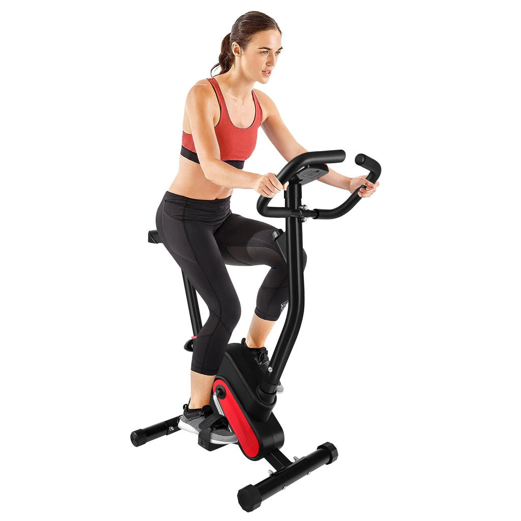 Stationary Indoor Cycling Bike with Seat Cushion and Digital Display L222