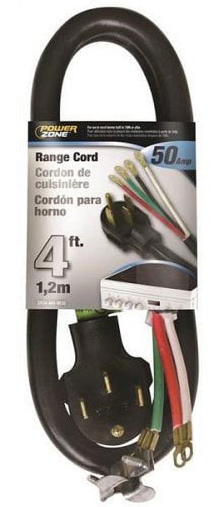 Black 50A 6/2-8/1 X4ft Cord Range Y824