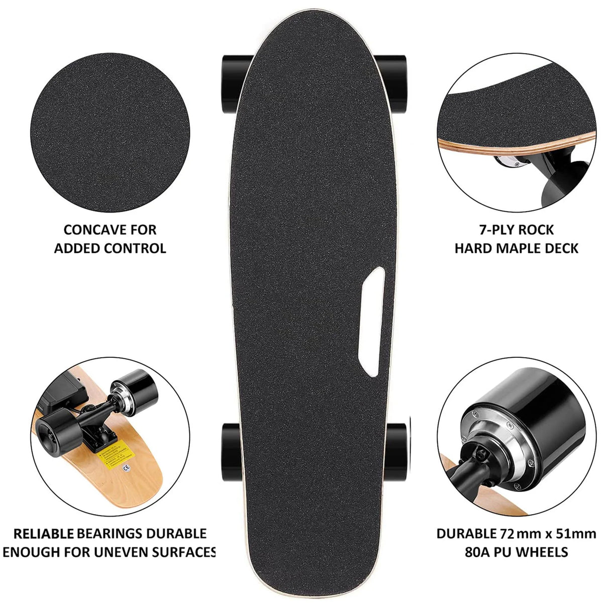 350W Electric Skateboard with Remote E810789