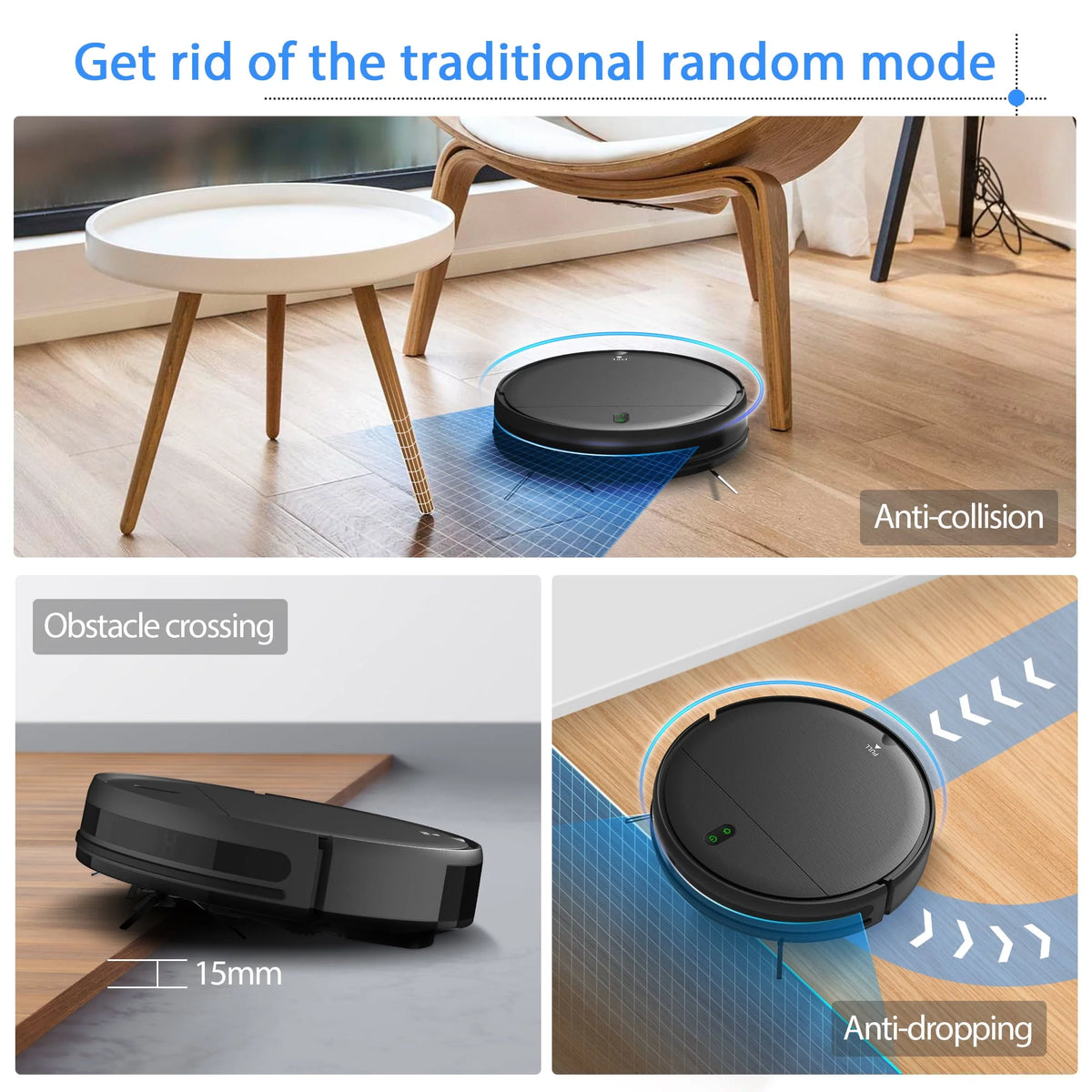 2 in 1 Robot Vacuum and Mop Combo E143777