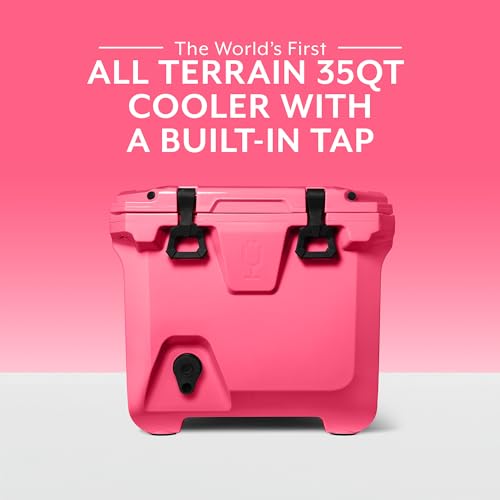Wheeled Hard Cooler with Built-in Drink Dispenser R388