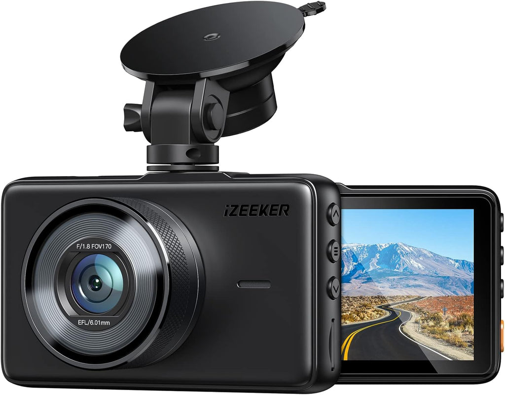 Dash Cam 1080P with 3 Inch LCD Screen, 170° Wide Angle, Pack of 2 U392