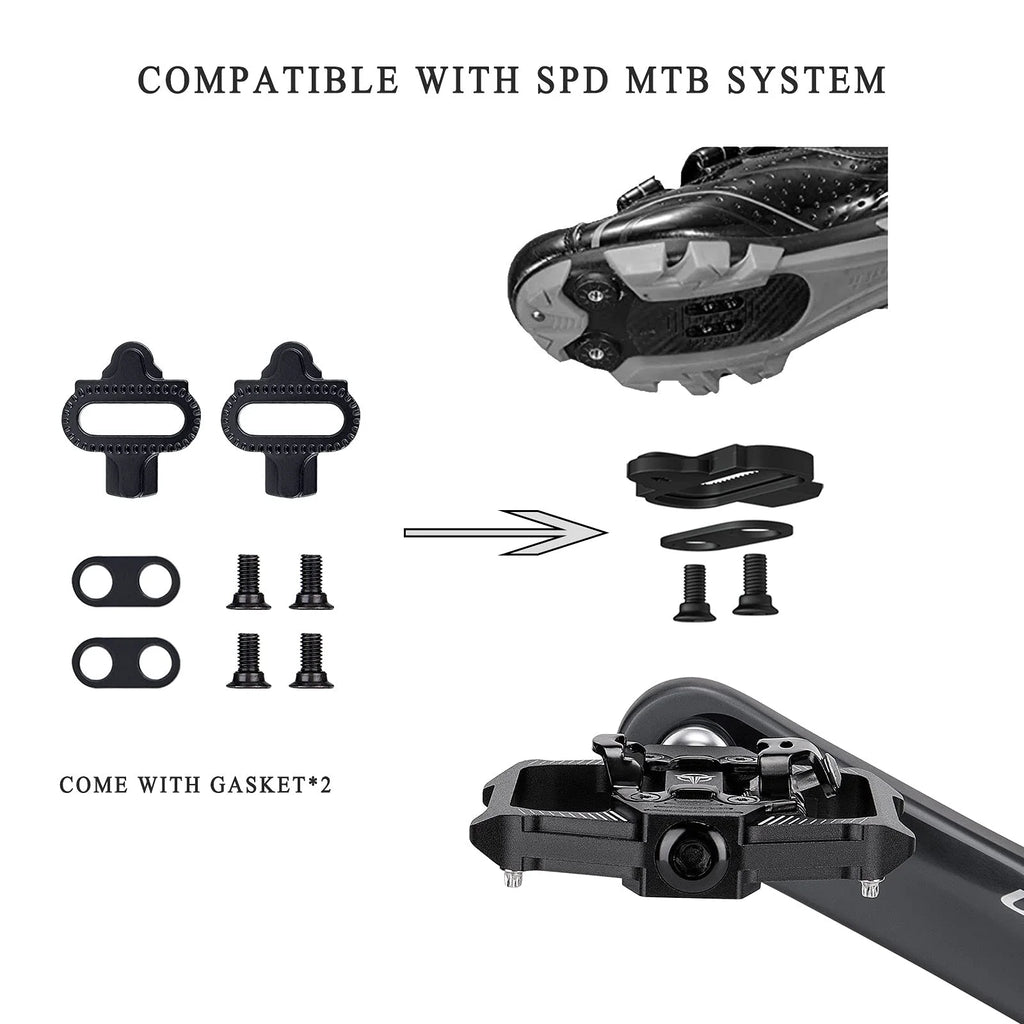 Dual Sided Bike Pedals with 3 Sealed Bearings Y57179