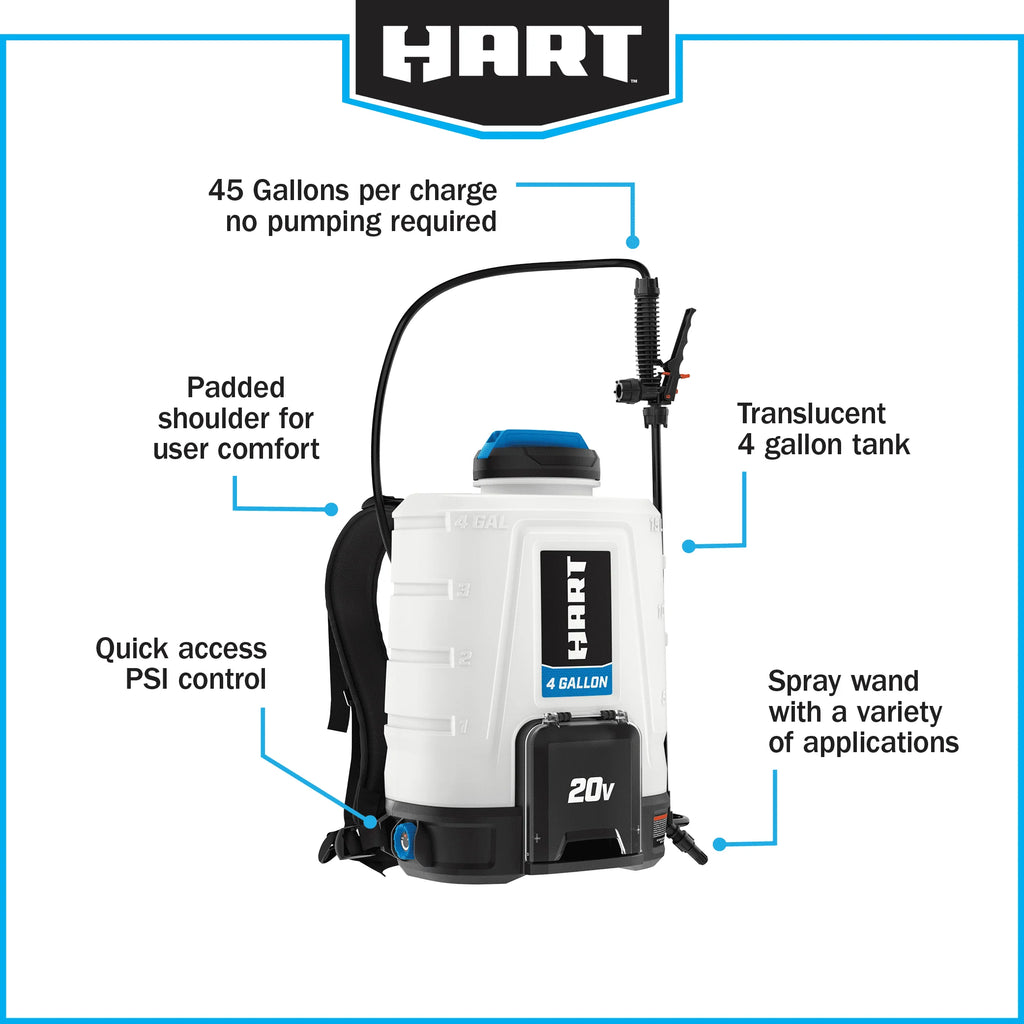 20-Volt 4 Gallon Chemical Sprayer Kit F309819