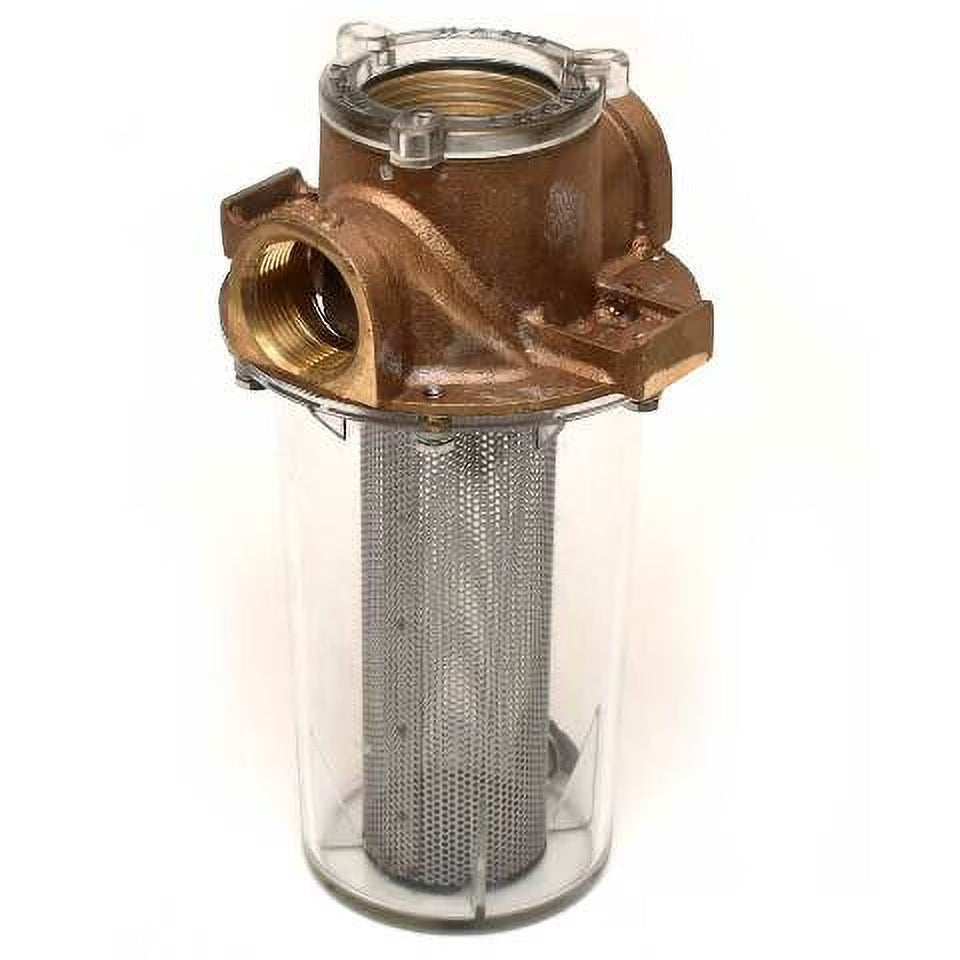 1 1/4 Inch Cast Bronze Boat Raw Water Strainer A47336