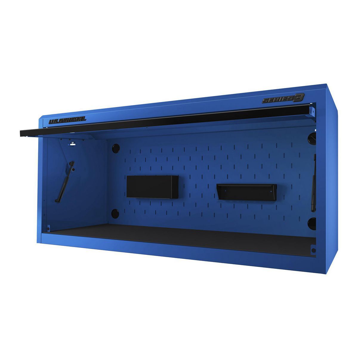 56 in. x 22 in. Blue Work Center Hutch C980