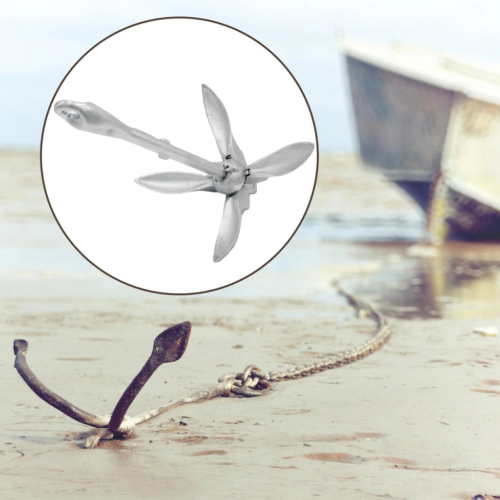 Carbon Steel Grapnel Boat Anchor 1.5KG T6616