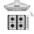 30" Gas Cooktop and 36" Wall Mount Range Hood C4250