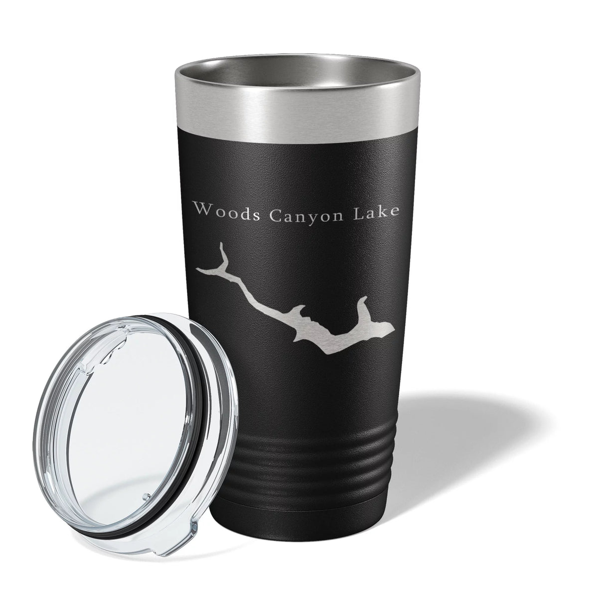20 oz Black Insulated Tumbler Travel Mug O3546