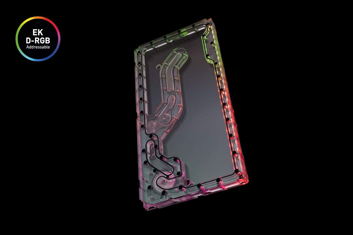 EK-Classic Distroplate Front PC-O11D with SPC PWM Pump, D-RGB, Plexi C8773