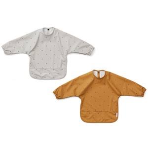 2-Pack Merle Cape Bibs Classic Dot One Size Grey V817797