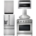 36 Electric Range, Range Hood, Microwave, Refrigerator, Dishwasher J800