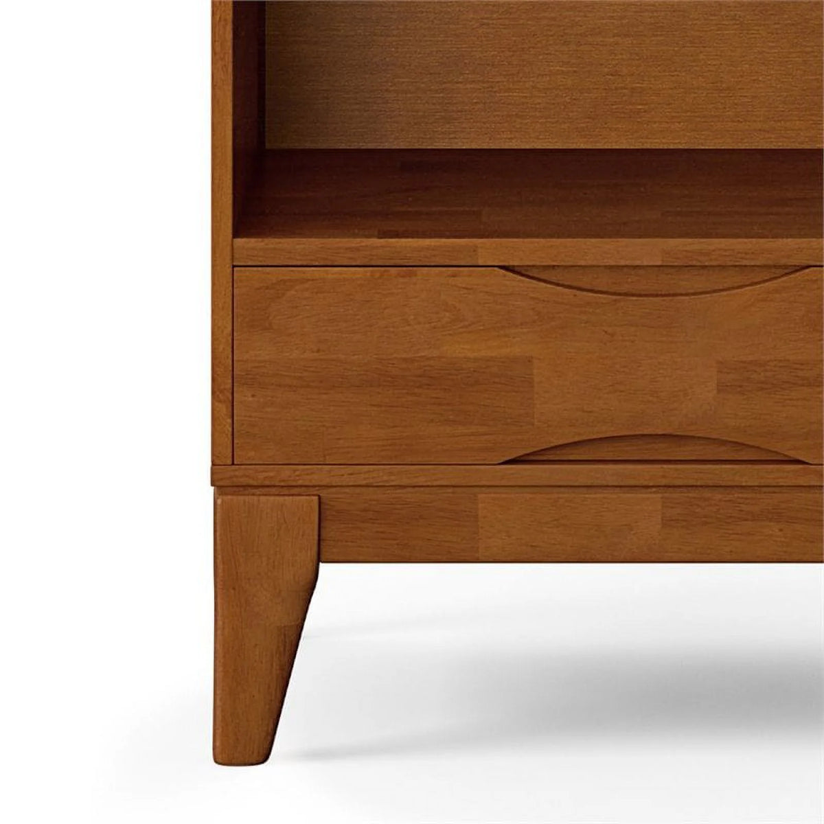 Teak Brown 60" x 24" Modern Bookcase Y8770