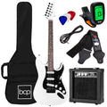 Full Size Beginner Electric Guitar Kit with Case, Strap, Amp, Whammy Bar I9724