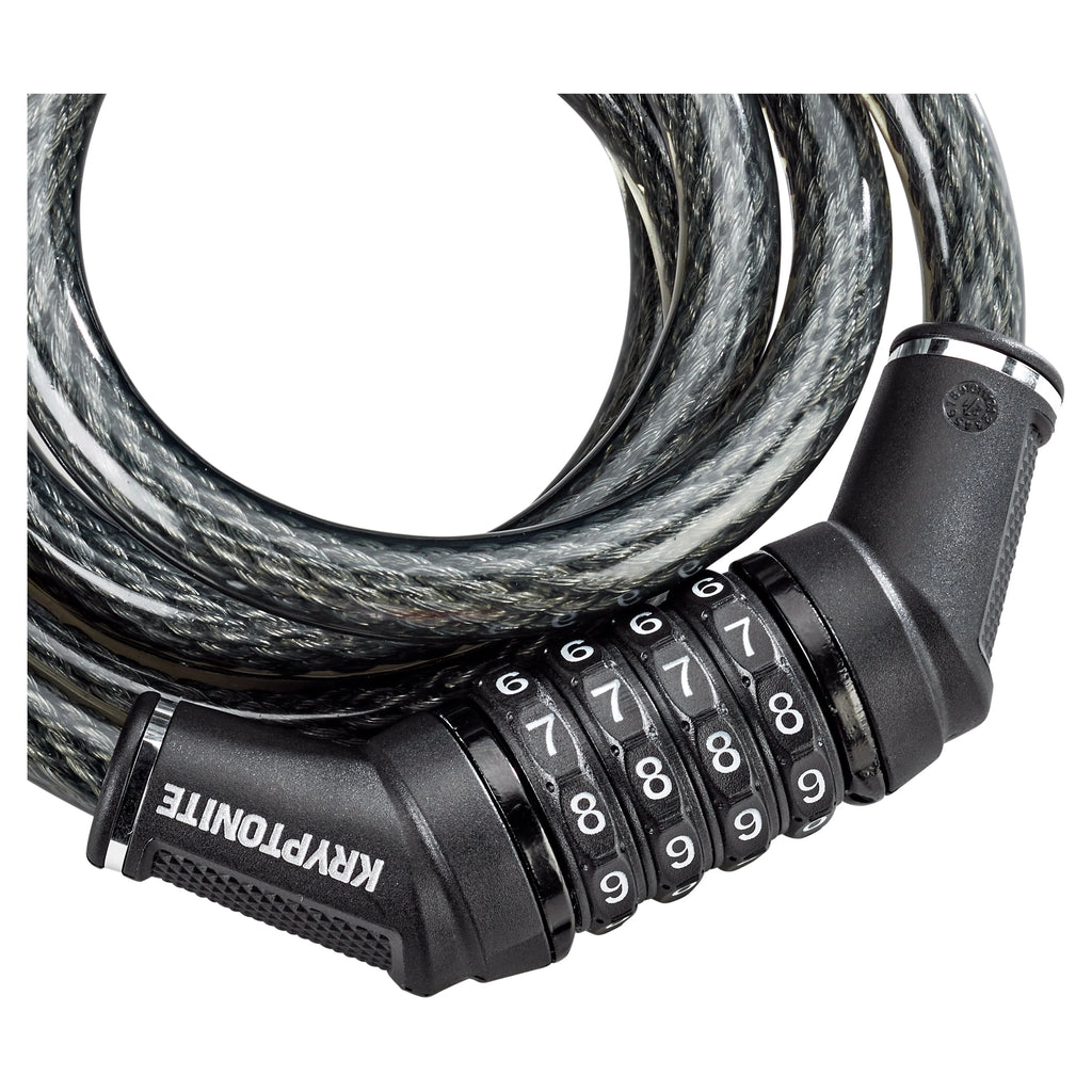 (2 pack) Resettable 12mm Combo Cable Bicycle Lock V77647