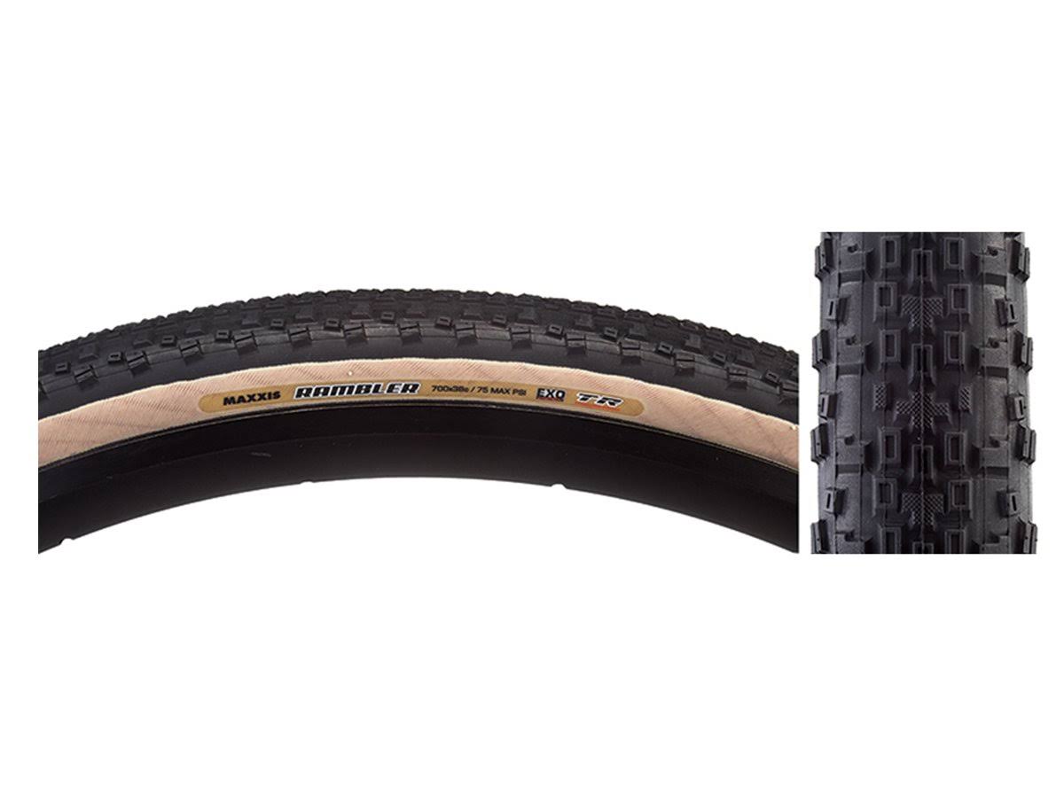 700 x 40 Tubeless Folding Black/Tan Tire M48716