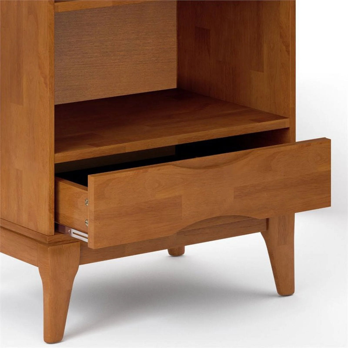 Teak Brown 60" x 24" Modern Bookcase Y8770