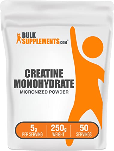 Micronized Creatine Monohydrate Powder 250g Unflavored Gluten Free O545987