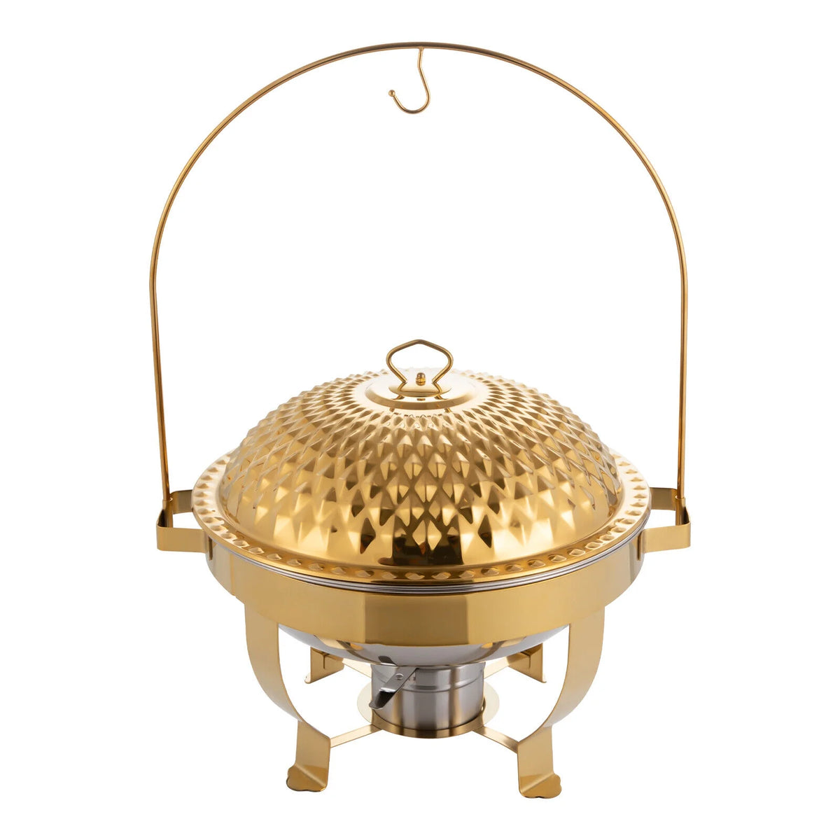 6.3QT Countertop Round Stove with Hanging Lid W8945