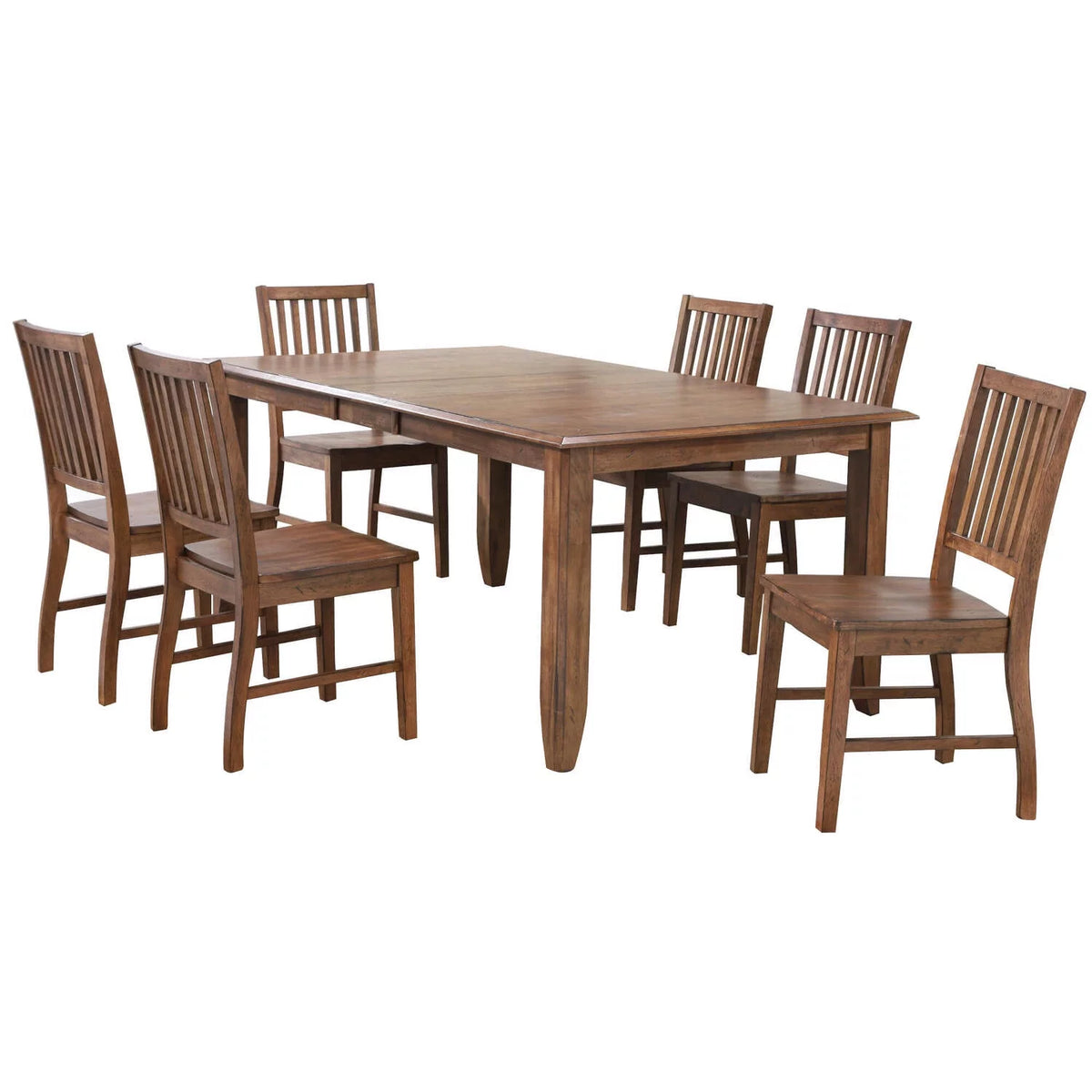 Extendable Wood Dining Set J823