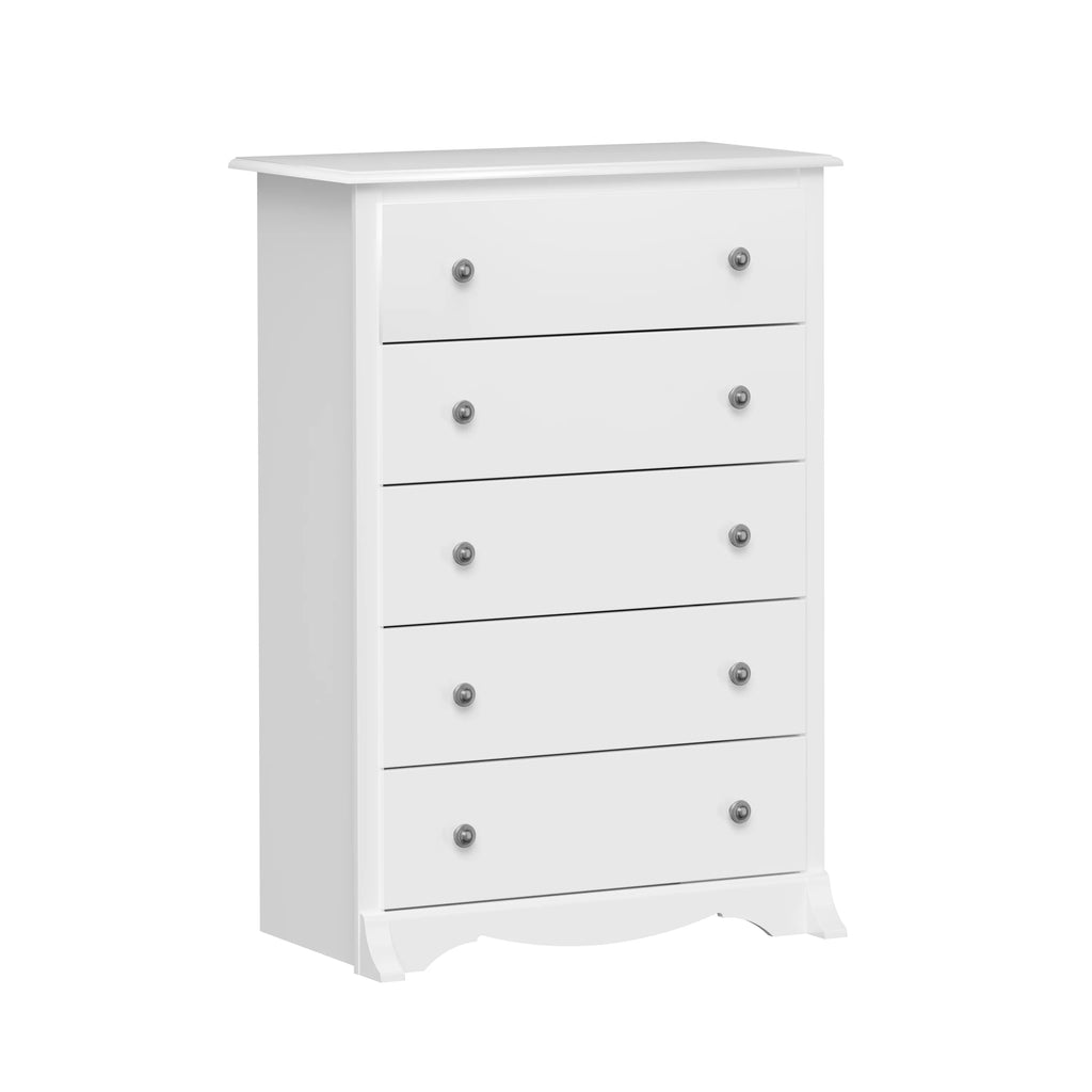 White 5-Drawer Chest N346