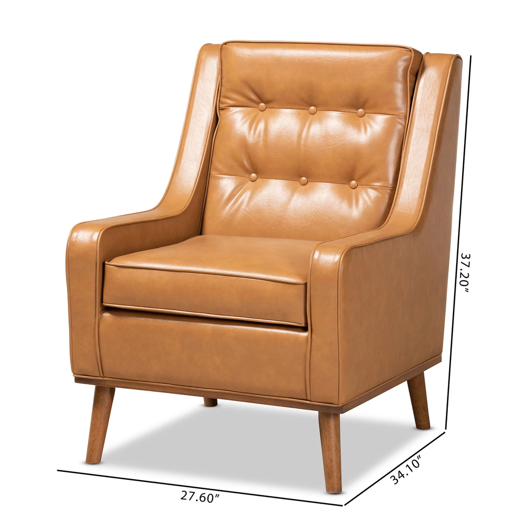 Tan Lounge Chair Y7366