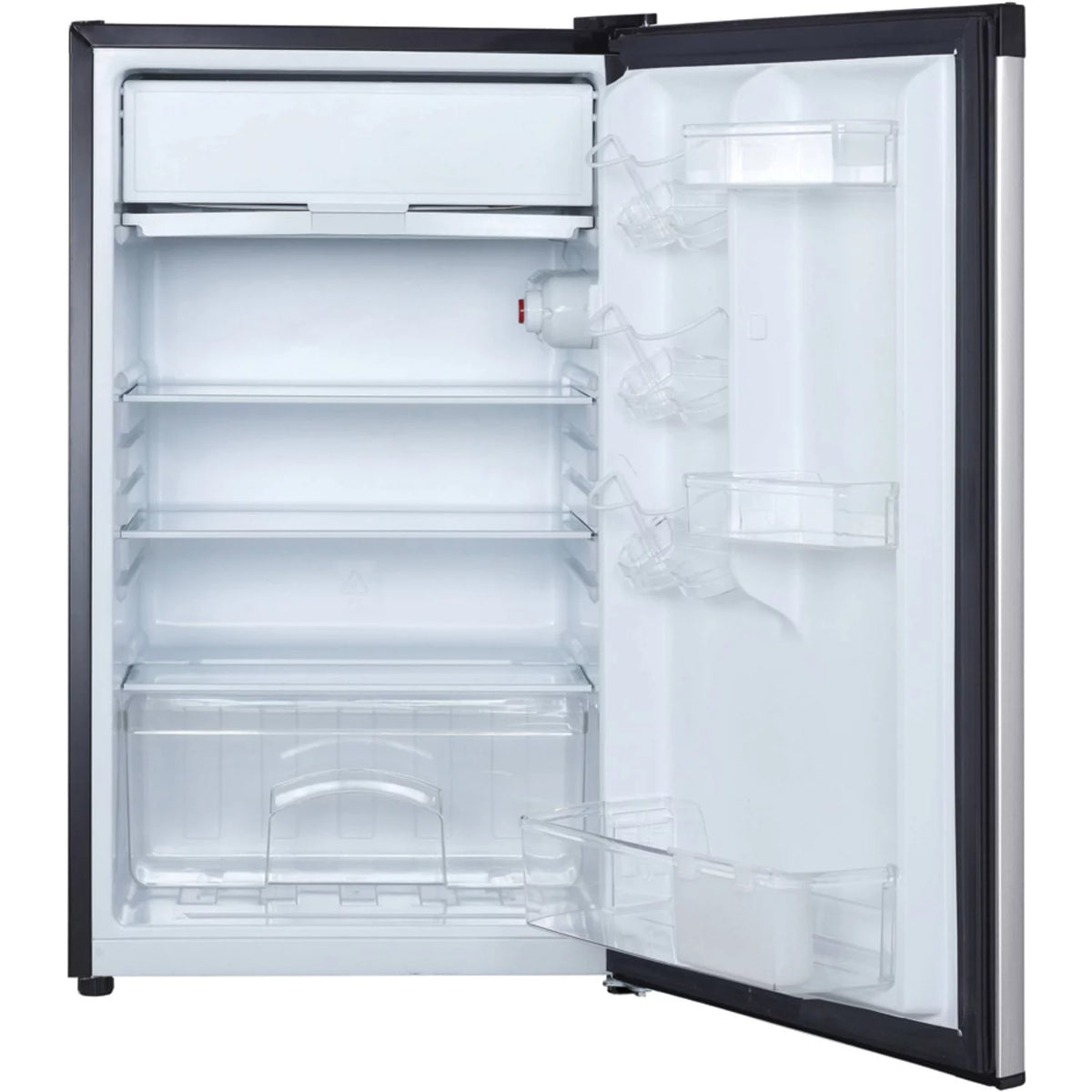 4.4 cu ft Compact Single Door Refrigerator, Black F3333