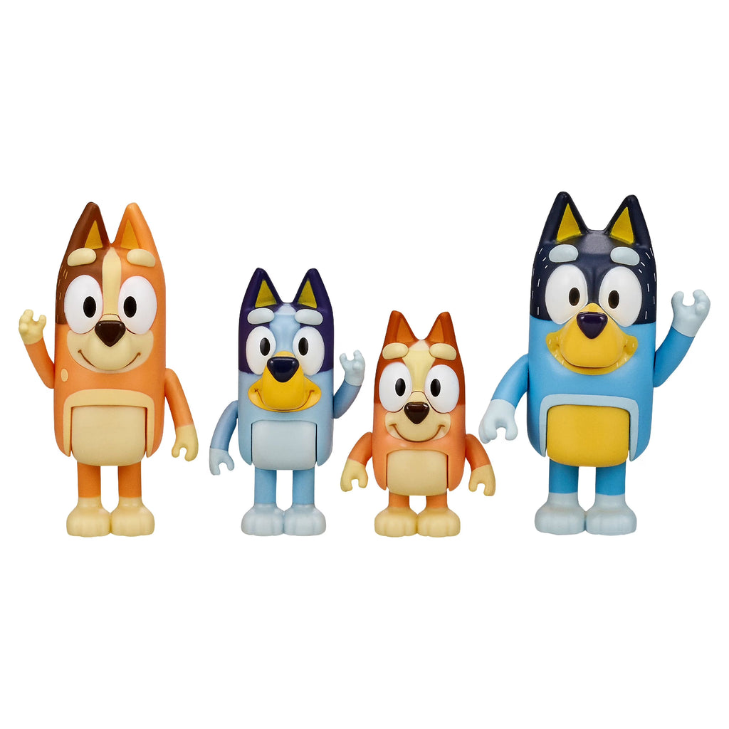 Bluey Family 4-Pack Toddler Toy W313