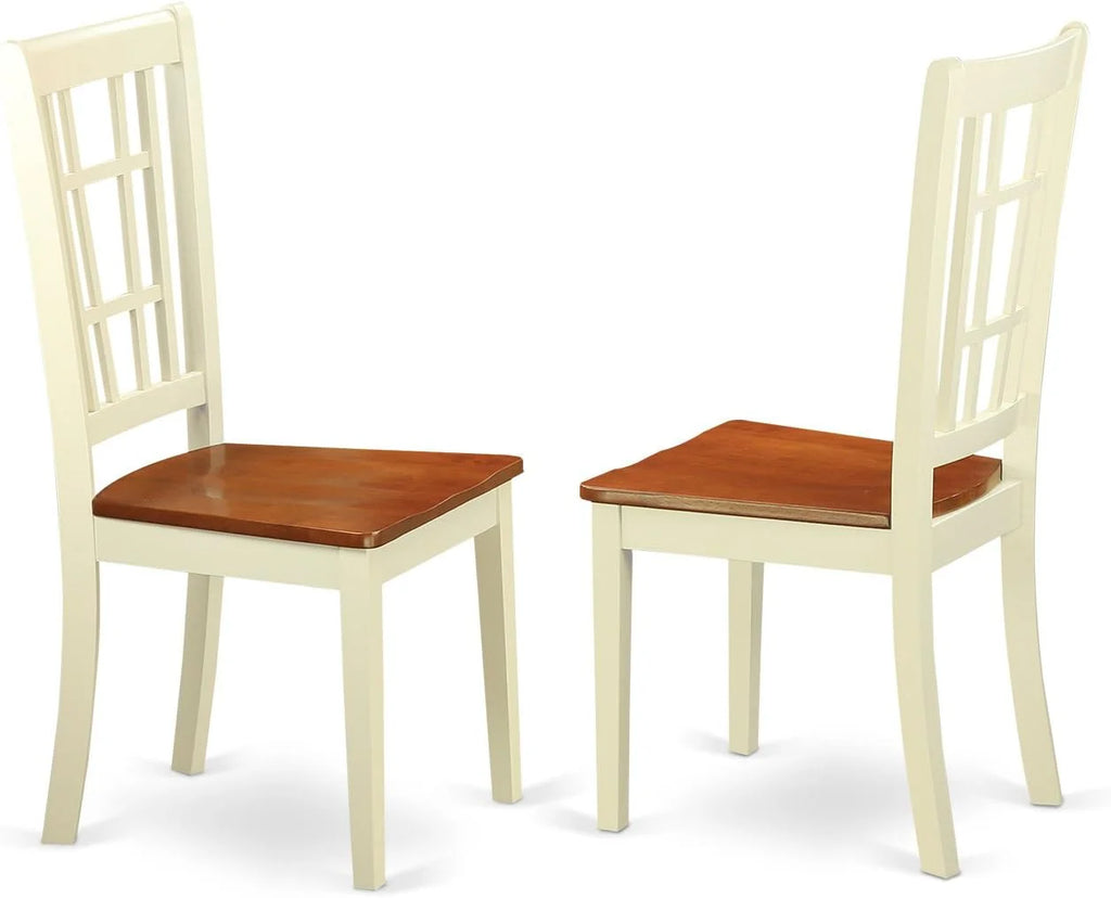 3 Piece Round Dropleaf Table and 2 Dining Chairs J199