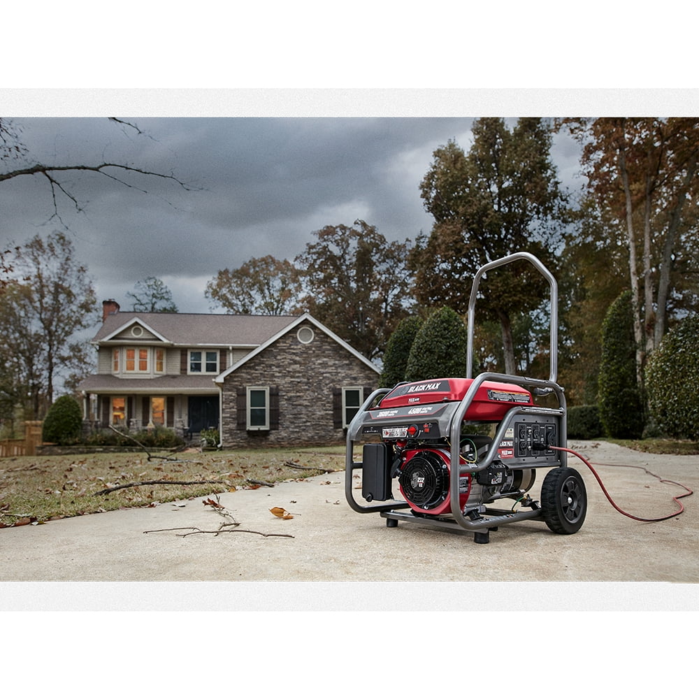 Black Portable 3600 Watt Generator E7365