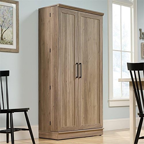 35.36 W Storage Cabinet with Door and Shelves in Salt Oak Y46607