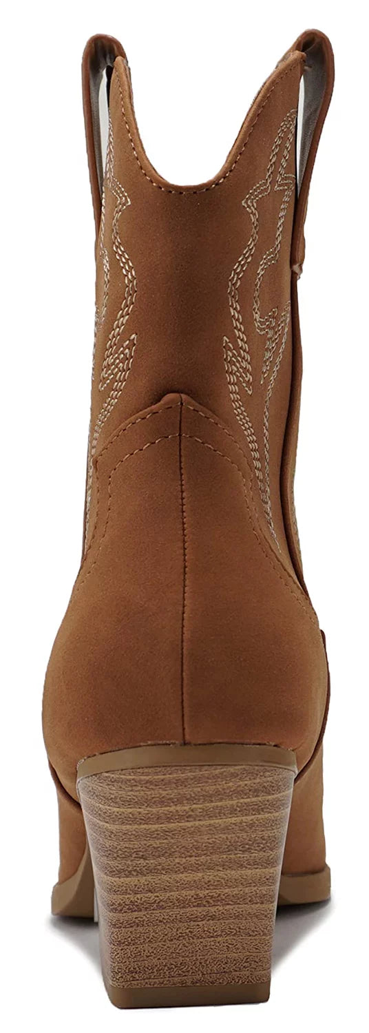 Brown Western Ankle Boots G95460