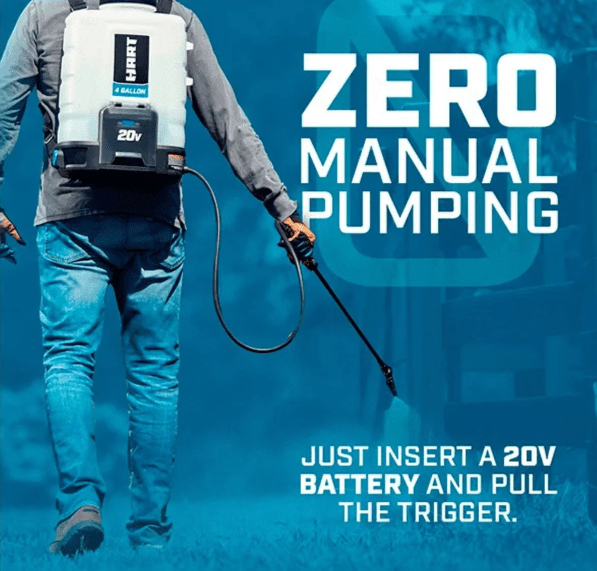 20-Volt 4 Gallon Chemical Sprayer Kit F309819