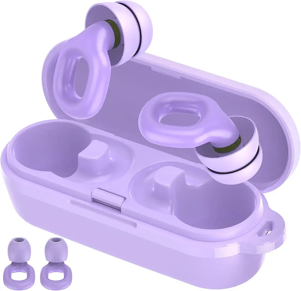 Reusable Soft Silicone Noise Cancelling Ear Plugs 35dB Z66612