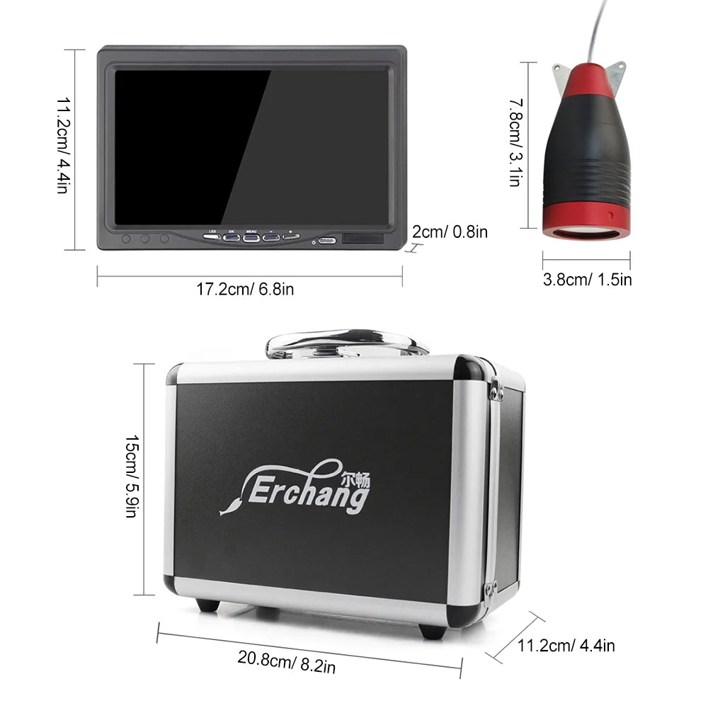 Portable Fish Finder with 7 Inch Monitor R882