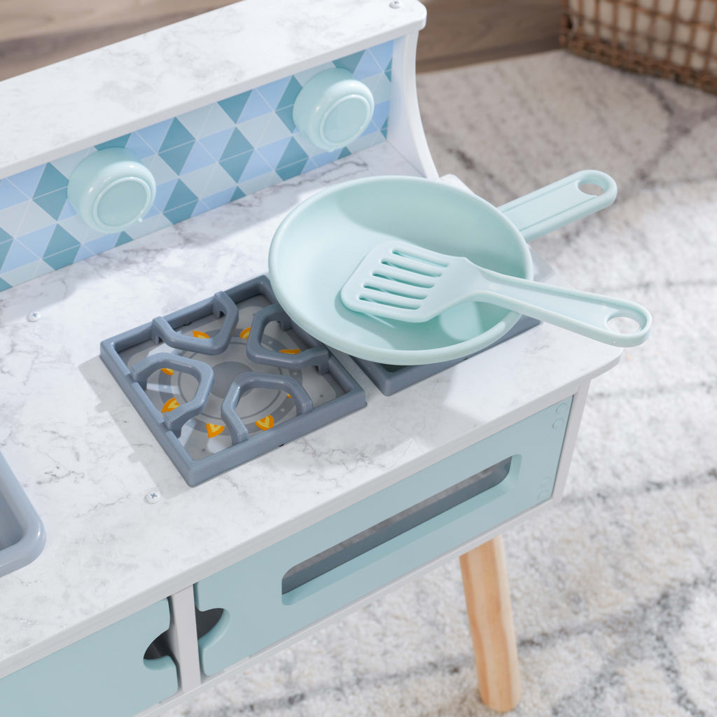 Wooden Tabletop Kitchen with Removable Legs Q12422
