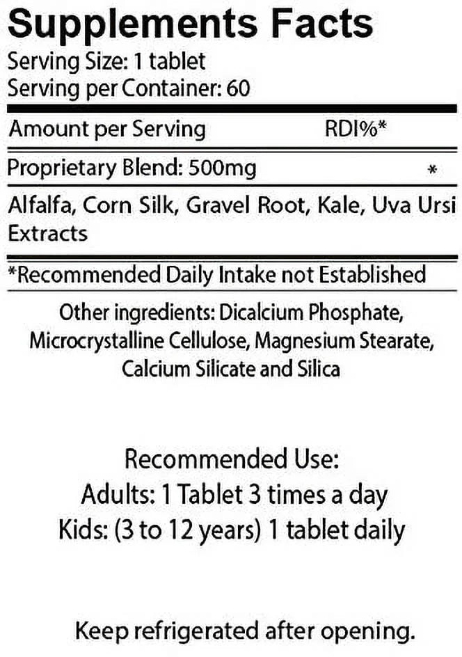 Bladder Fix 60 Tablets Dietary Supplement F3953