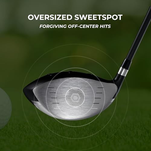 Titanium Driver Golf Club, Right-Handed, Graphite Shaft I52815