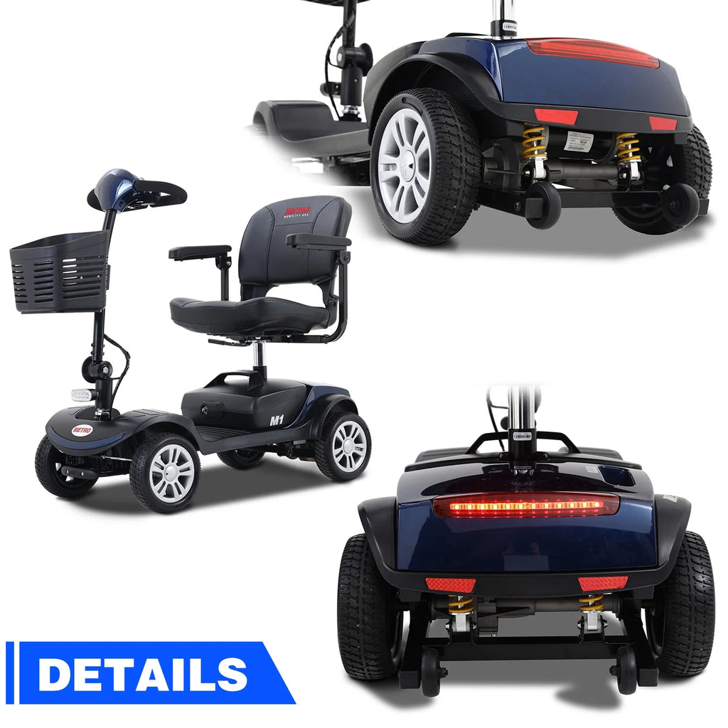 Folding 4 Wheel Mobility Scooter with Head Light K6557