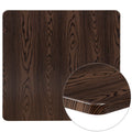 36" Square Rustic Wood Laminate Table Top M155360