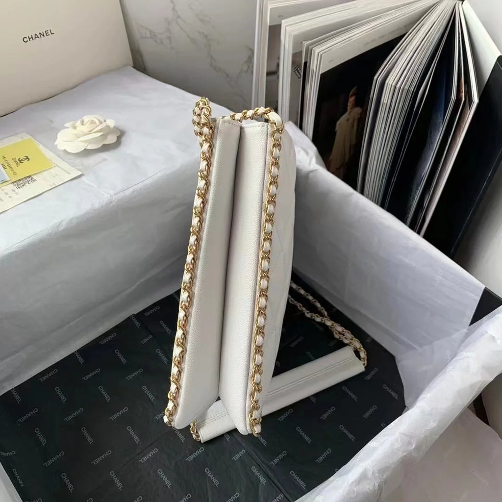 White Shopping Bag T7937