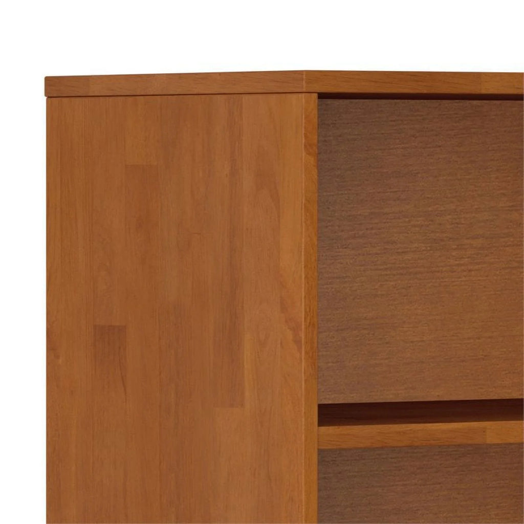 Teak Brown 60" x 24" Modern Bookcase Y8770